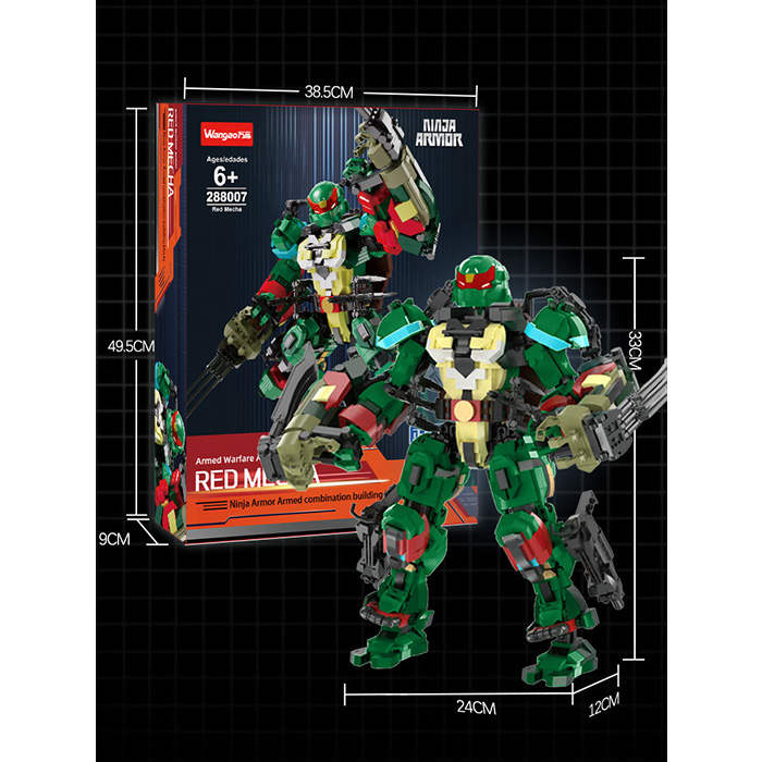 Mô hình lắp ghép - TMNT - RAPHAEL 1 raphael mo hinh lap ghep 43